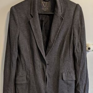 Talula Gray Knit Boyfriend Blazer